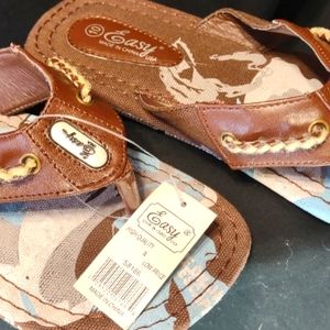 NWT Easy Women's Things Sandals Size 10